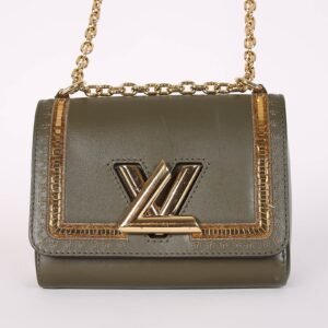 Louis Vuitton - Twist PM Embroidered Leather Khaki