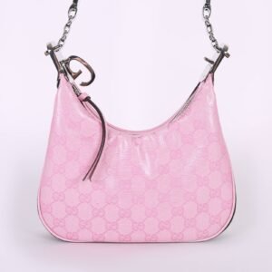 Gucci - Attache Small GG Crystal Shoulder Bag Pink