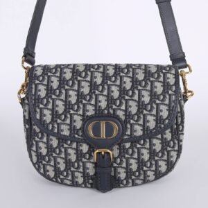 Dior - Bobby Medium Oblique Jacquard Blue