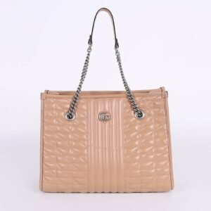 Gucci - GG Marmont Medium Tote Bag Beige