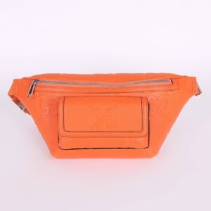 Gucci - GG Jumbo Leather Large Belt Bag Orange