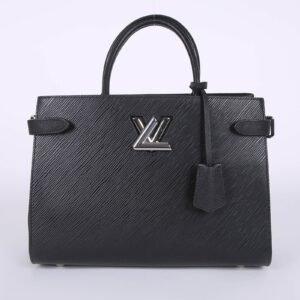 Louis Vuitton - Twist Epi Leather & Cuir Ecume Tote Noir