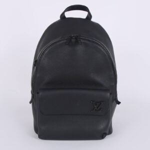Louis Vuitton - Takeoff Grained Calfskin Backpack Noir