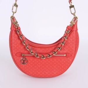 Louis Vuitton - Loop PM Nanogram Leather Bag Rouge