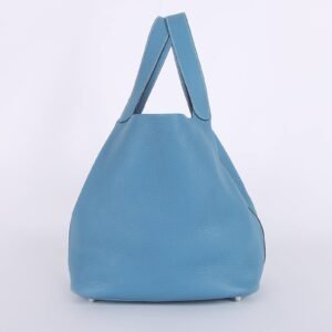 Hermés - Picotin Lock 26 Taurillon Clemence Bag Bleu Jean