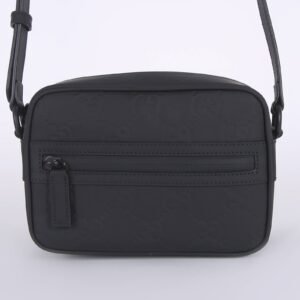 Gucci - Rubber Effect Guccissima Leather Mini Crossbody Bag Nero