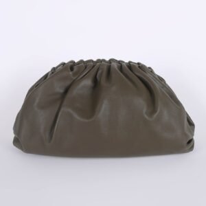 Bottega Veneta - The Pouch Butter Calfskin Kaki Fondente