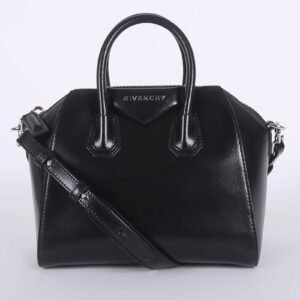 Givenchy - Antigona Mini Polished Leather Bag Black