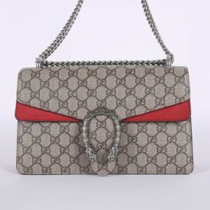 Gucci - Dionysus Small GG Supreme Shoulder Bag Red