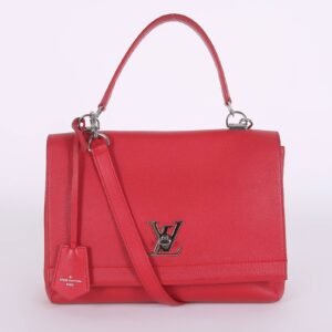 Louis Vuitton - Lockme II Calfskin Bag Red