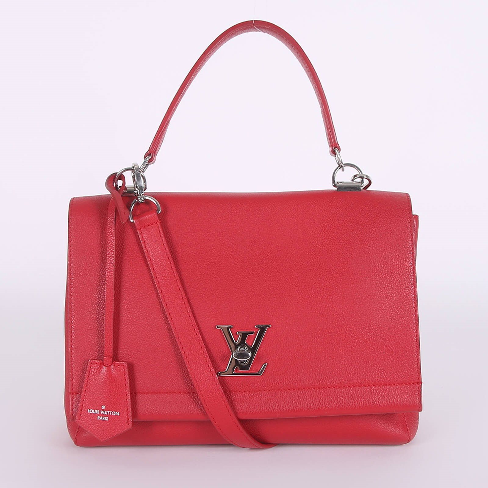 Louis Vuitton - Lockme II Calfskin Bag Red