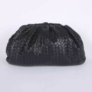 Bottega Veneta - The Pouch Intrecciato Nappa Black