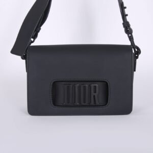 Dior - Dio(r)evolution Ultra Matte Calfskin Flap Bag Noir