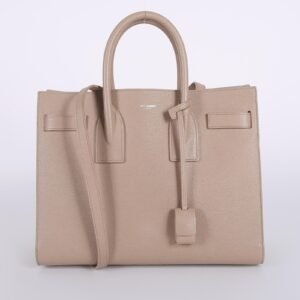 Saint Laurent - Sac de Jour Small Grained Leather Bag Beige