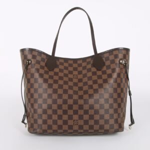 Louis Vuitton - Neverfull MM Damier Ebene Canvas Cerise