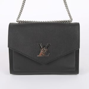 Louis Vuitton - Lockme Chain Soft Grained Calfskin Bag Noir
