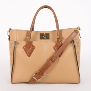 Louis Vuitton - On my Side MM Calfskin Monogram Leather Brown